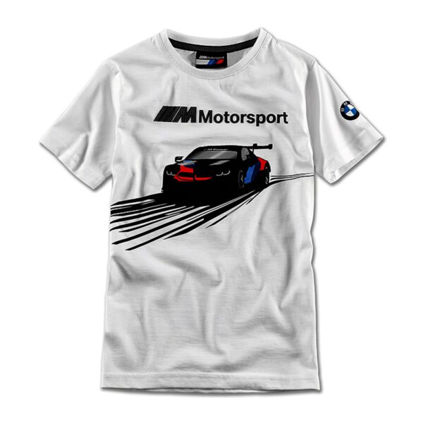 T-Shirt BMW M Motorsport - Criança - Branco