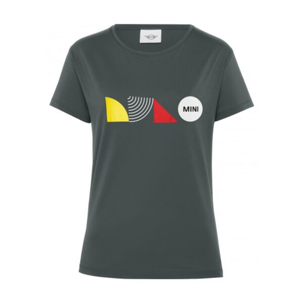 T-Shirt Gráfica MINI - Senhora - Cinzento