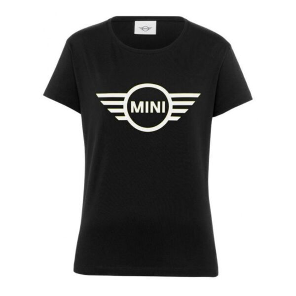 T-Shirt Wing MINI Logo - Senhora - Branco, Preto