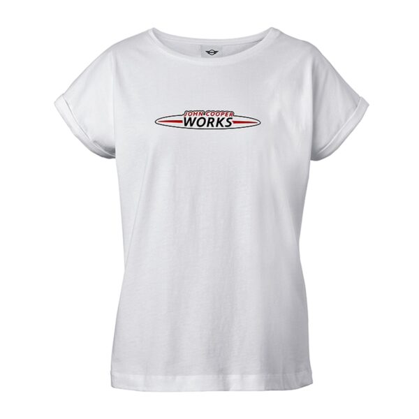 T-Shirt MINI John Cooper Works - Senhora - Branco