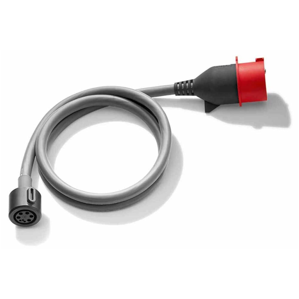Cabo adaptador MINI CEE 32 a (vermelho, trifásico) para carregador rápido flexível